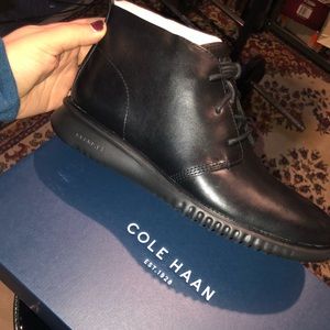 Cole Haan Black Leather Shoe- brand new
